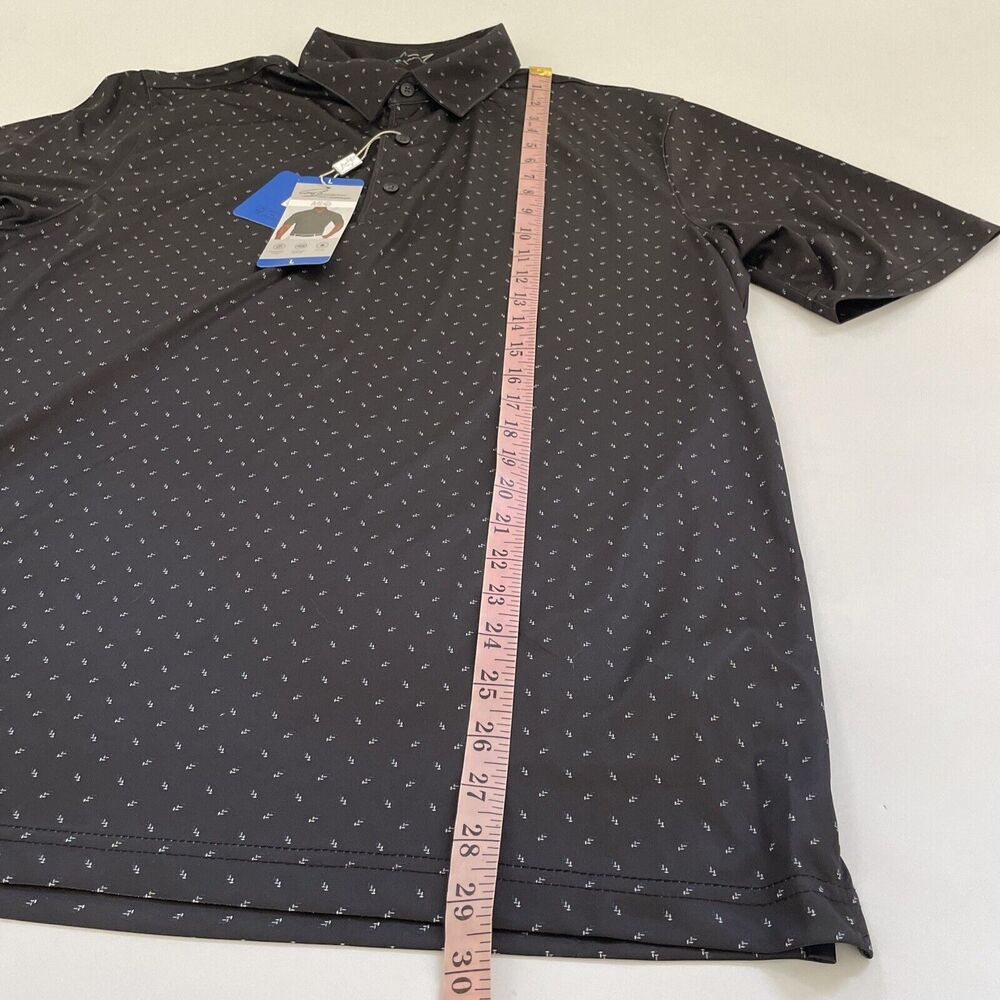 Greg Norman Shirt Mens Large Blue 3 Button ML75 Play Dry Cooling Golf Polo - Picture 4 of 8